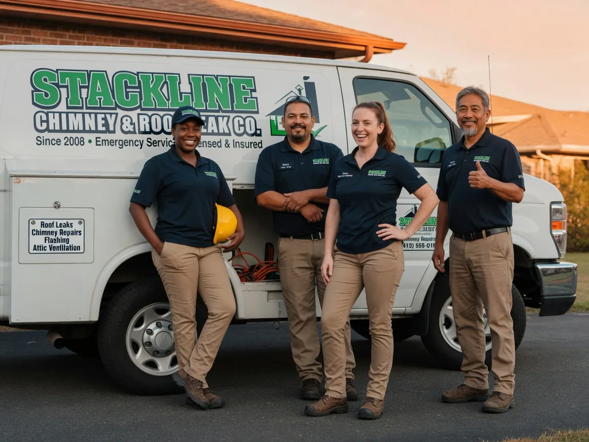 Chimney flashing repair company in Kittrell, NC